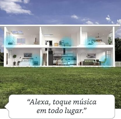 Echo Dot (4ª Geração): Smart Speaker com Alexa | Música, informação e Casa Inteligente - Cor Branca - Image 2