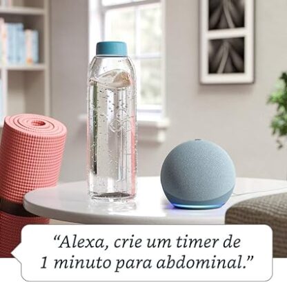 Echo Dot (4ª Geração): Smart Speaker com Alexa | Música, informação e Casa Inteligente - Cor Branca - Image 3