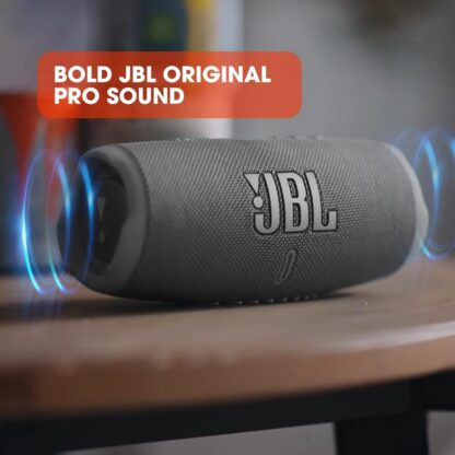 JBL, Caixa de Som, Charge 5, Bluetooth, À Prova D'água e Poeira - Preto - Image 4