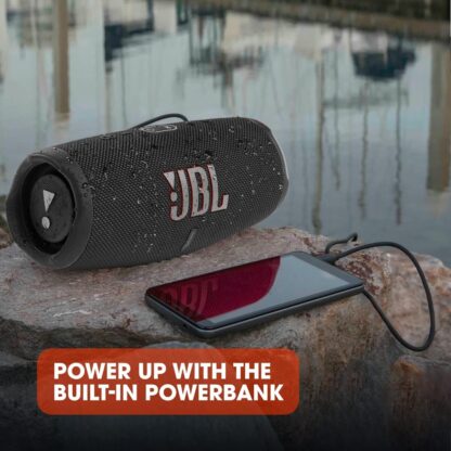 JBL, Caixa de Som, Charge 5, Bluetooth, À Prova D'água e Poeira - Preto - Image 6