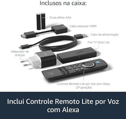 Fire TV Stick Lite | Streaming em Full HD com Alexa | Com Controle Remoto Lite por Voz com Alexa (sem controles de TV) - Image 6