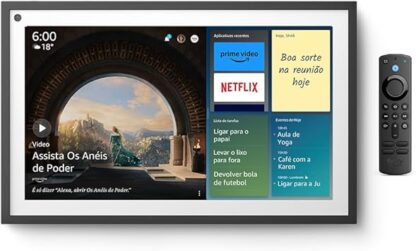 Echo Show 15: Smart Display Full HD de 15,6" com Alexa e experiência Fire TV | Streaming, organização e casa inteligente | Controle remoto incluso - Image 2